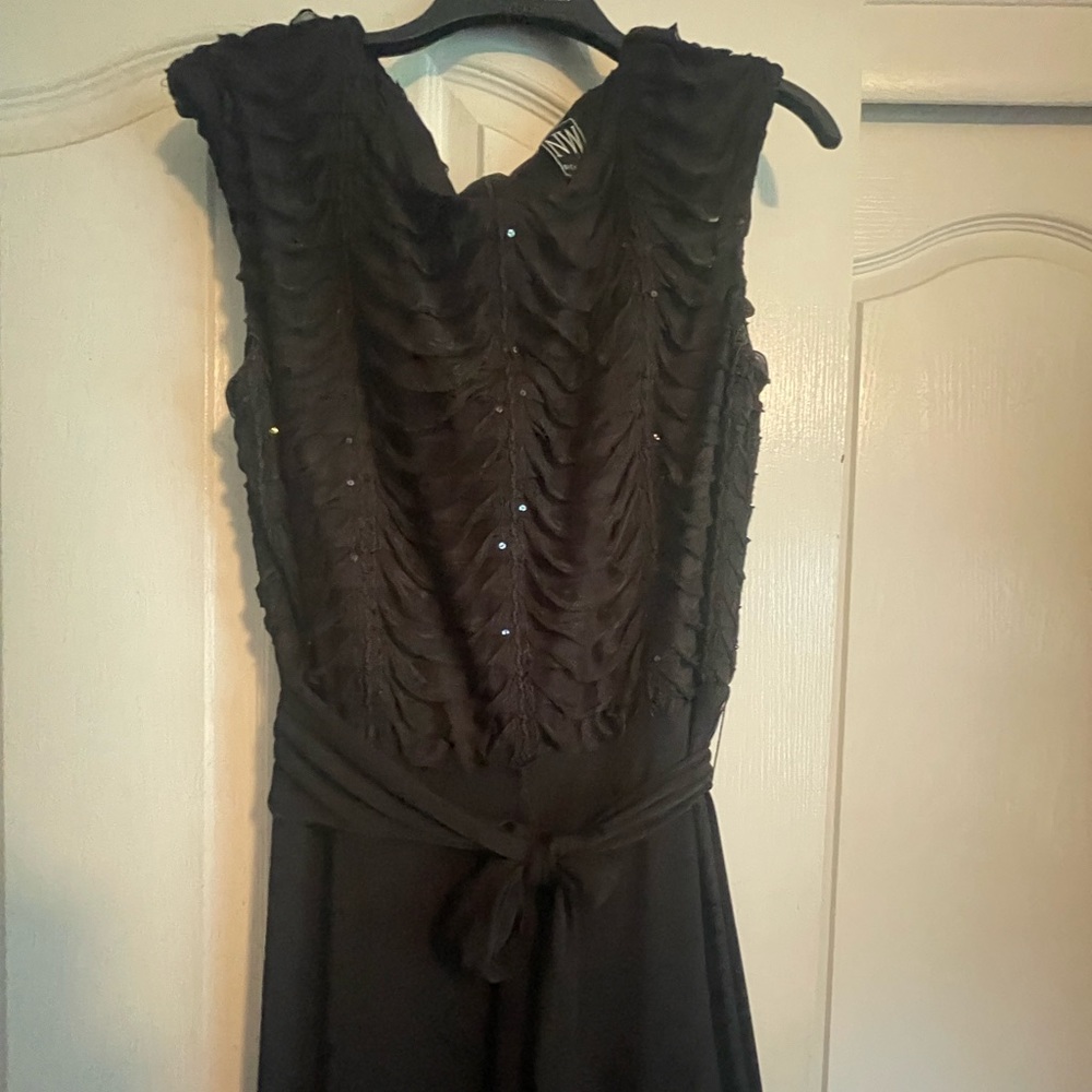 Black evening jumpsuit